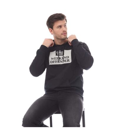 Mens Garrison Hoodie Navy Weekend Offender