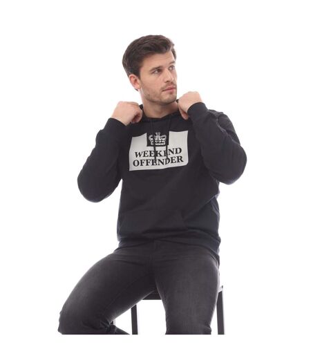 Mens Garrison Hoodie Navy Weekend Offender