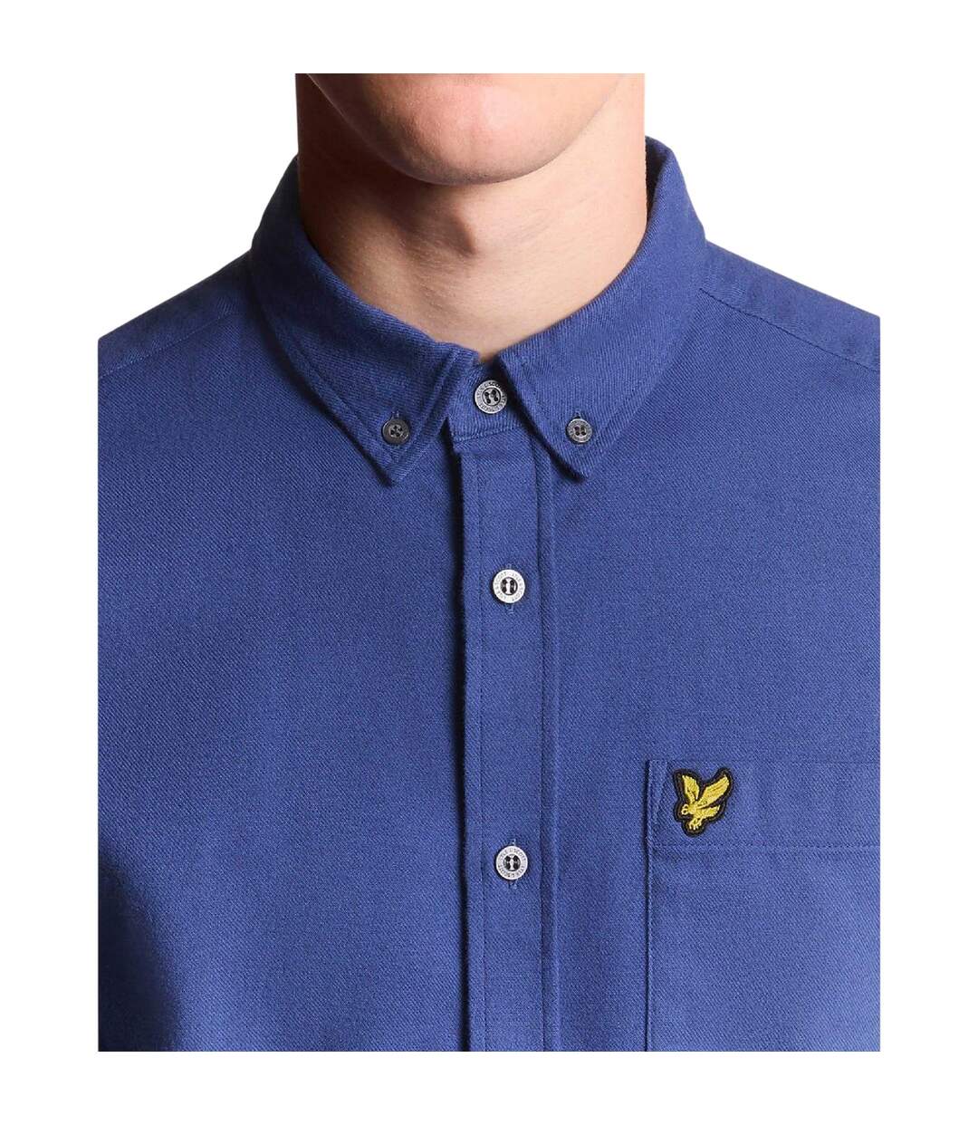 Chemise Motif/style Uni Homme Bleu Lyle & Scott-4