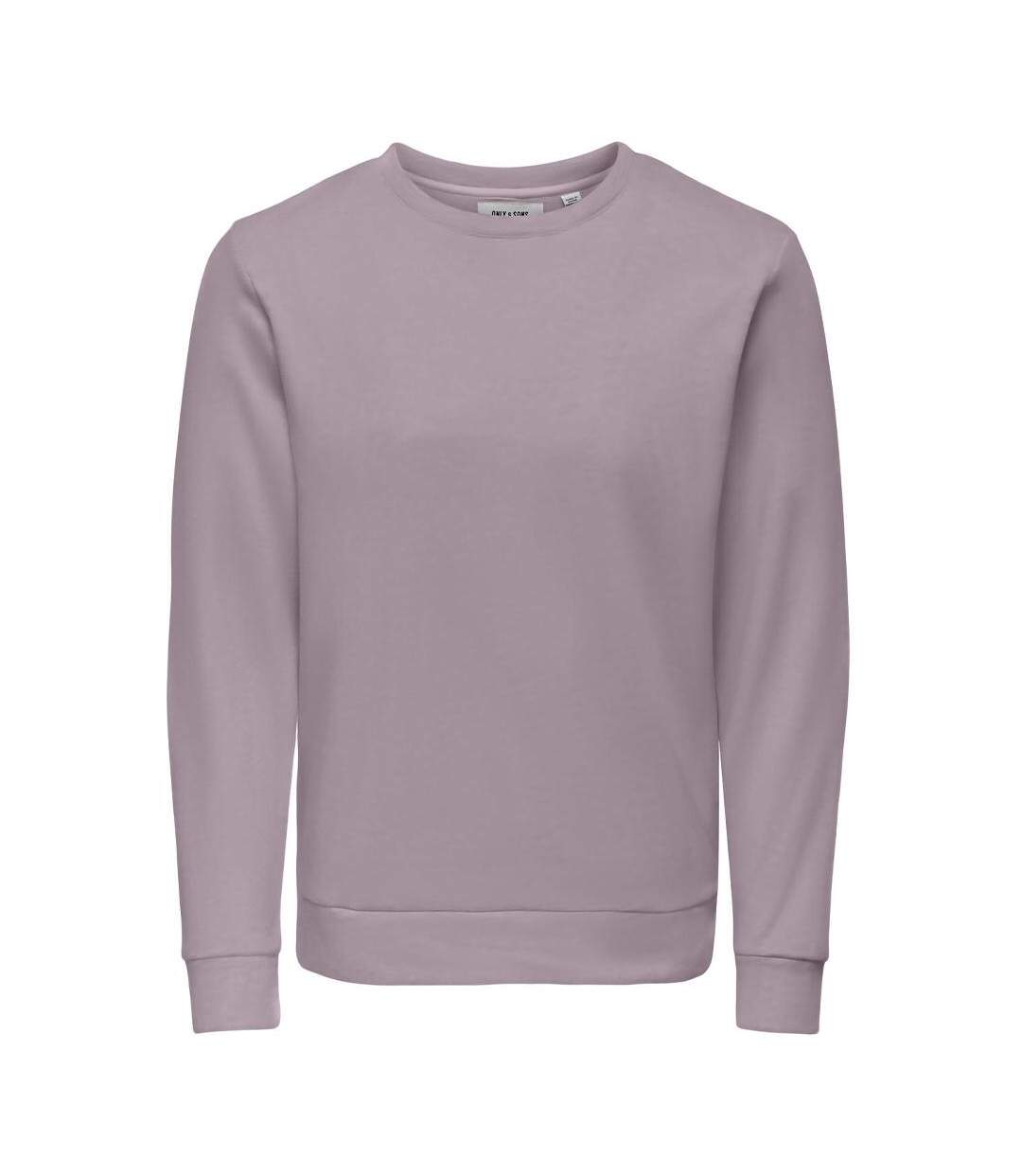 Sweat mauve homme only & sons chase - l-1