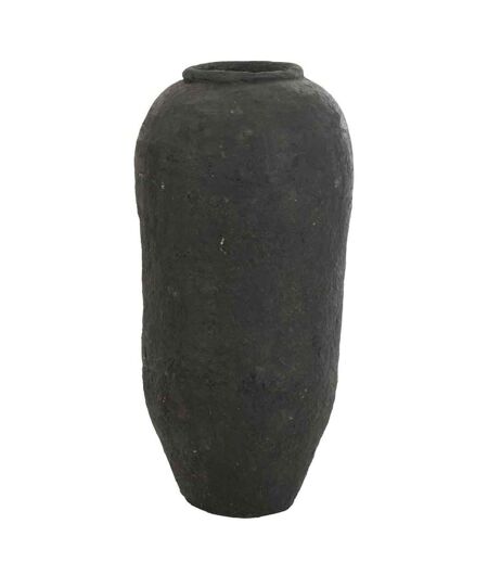 Vase Design Papier Mâché 99cm Noir