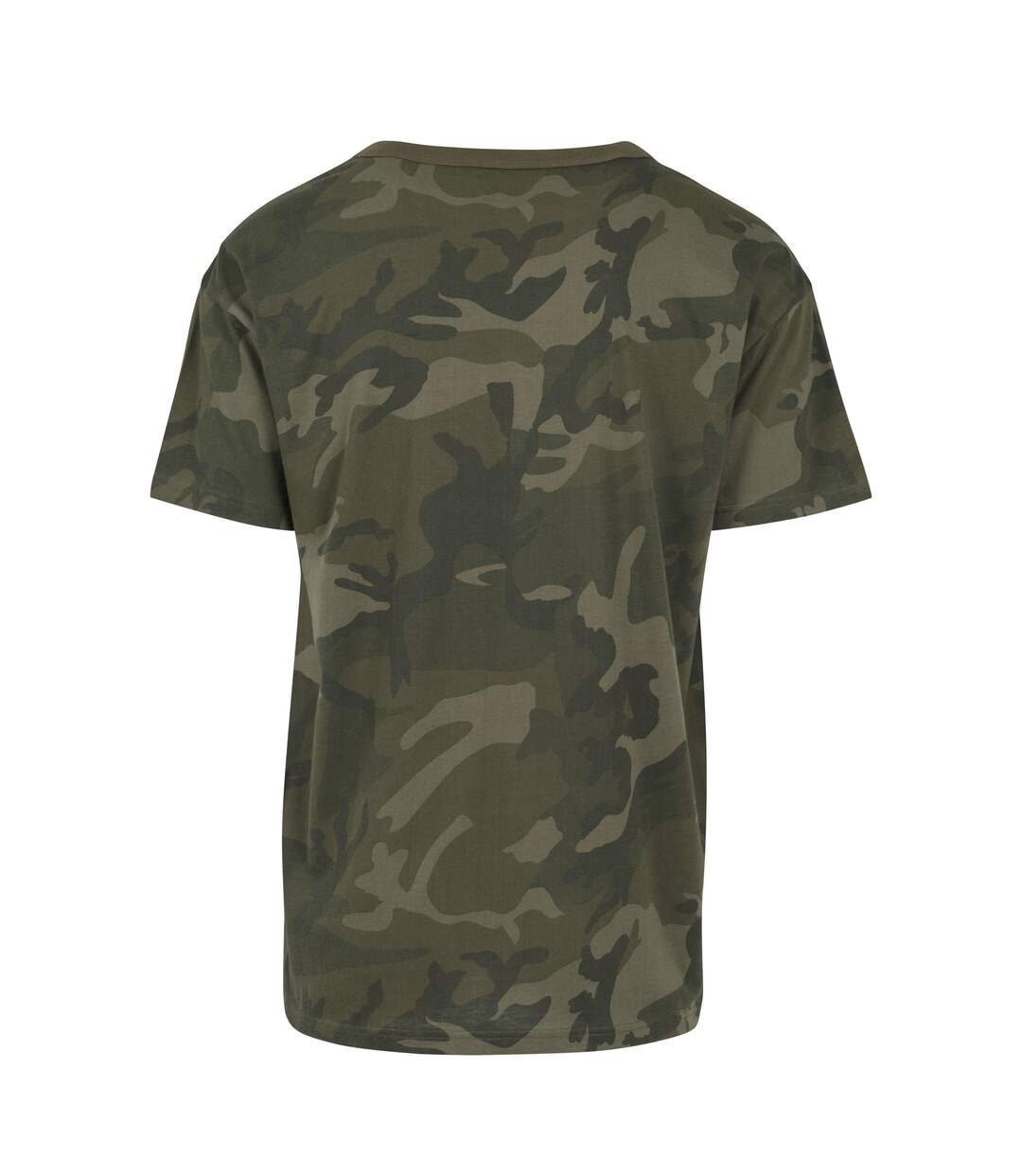 Unisex Adult Camouflage T-shirt Olive Build Your Brand-2