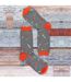 1 Pack Mens Novelty Grey Tools Bamboo Socks-3
