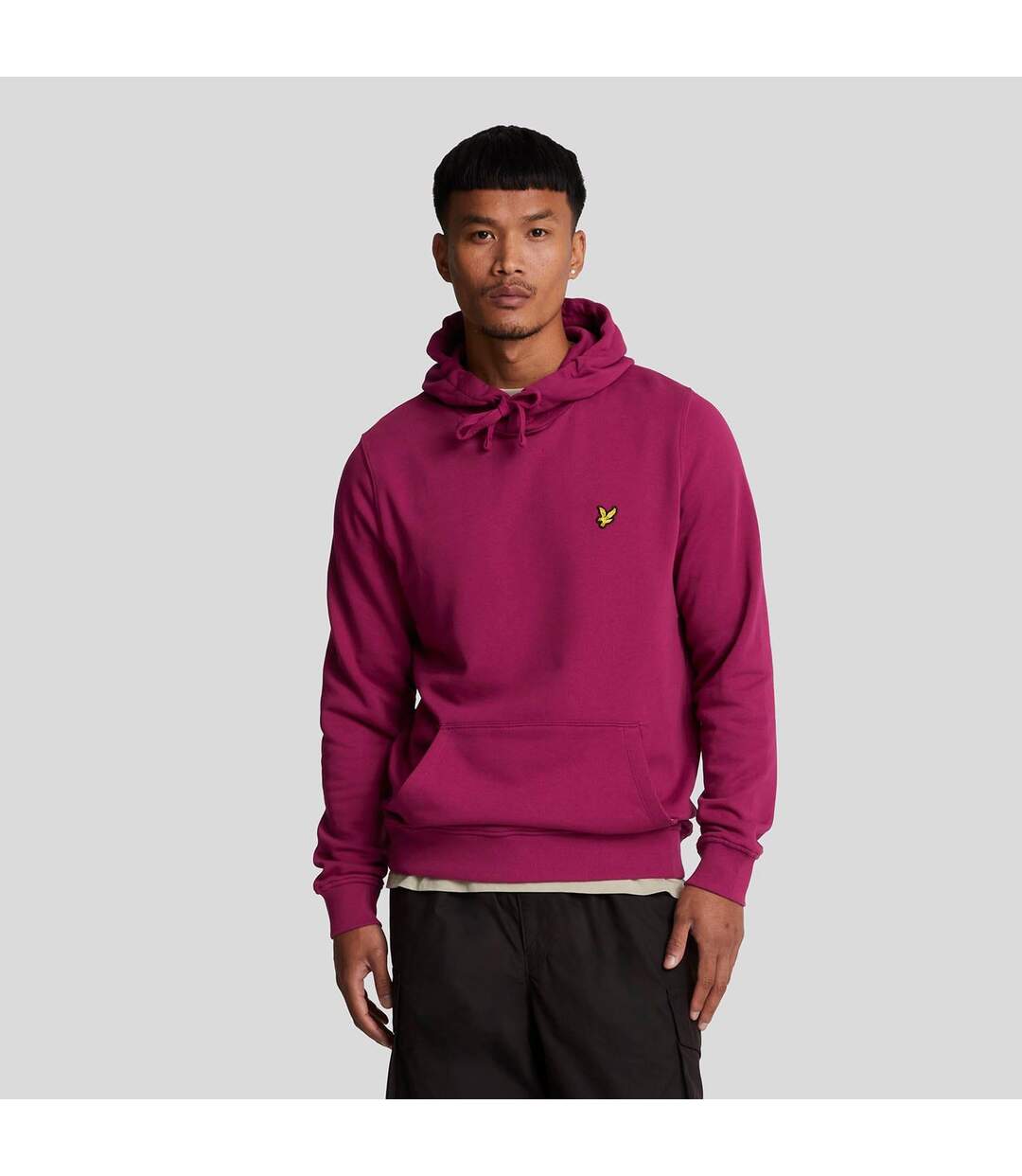 Sweat À Capuche Homme Bordeaux Lyle & Scott-1