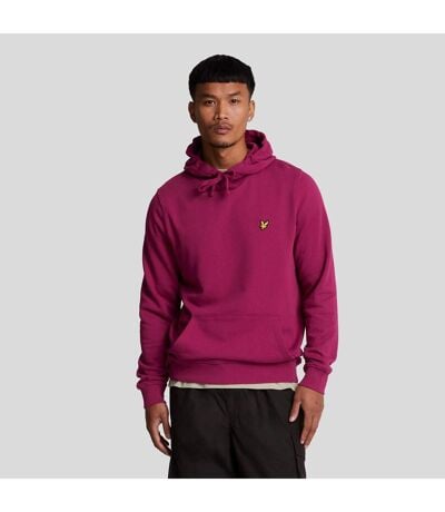 Sweat À Capuche Homme Bordeaux Lyle & Scott