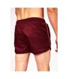 Crosshatch Mens Royalties Swim Shorts (Deep Red)