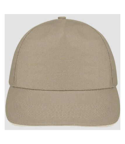 Sunny casquette adulte beige/blanc SOLS