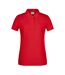 Polo Basic Femme Rouge James And Nicholson-1