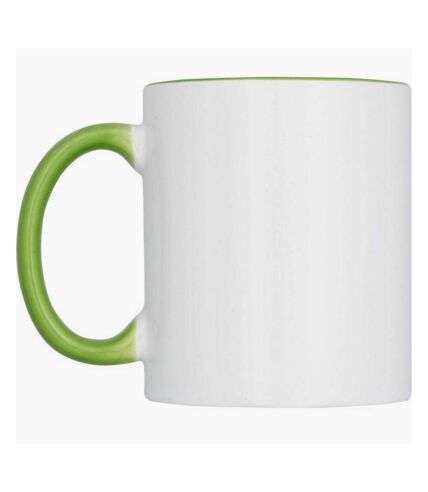 Bullet Ceramic Sublimation Mug Gift Set (Pack Of 4) (White/Green) (One Size) - UTPF3237
