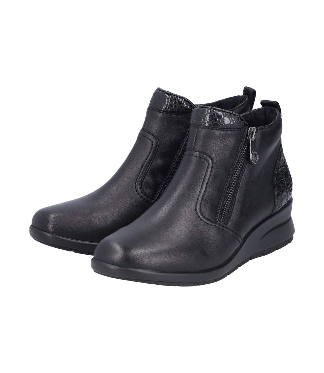 Bottines Cuir Rieker Lugano-3