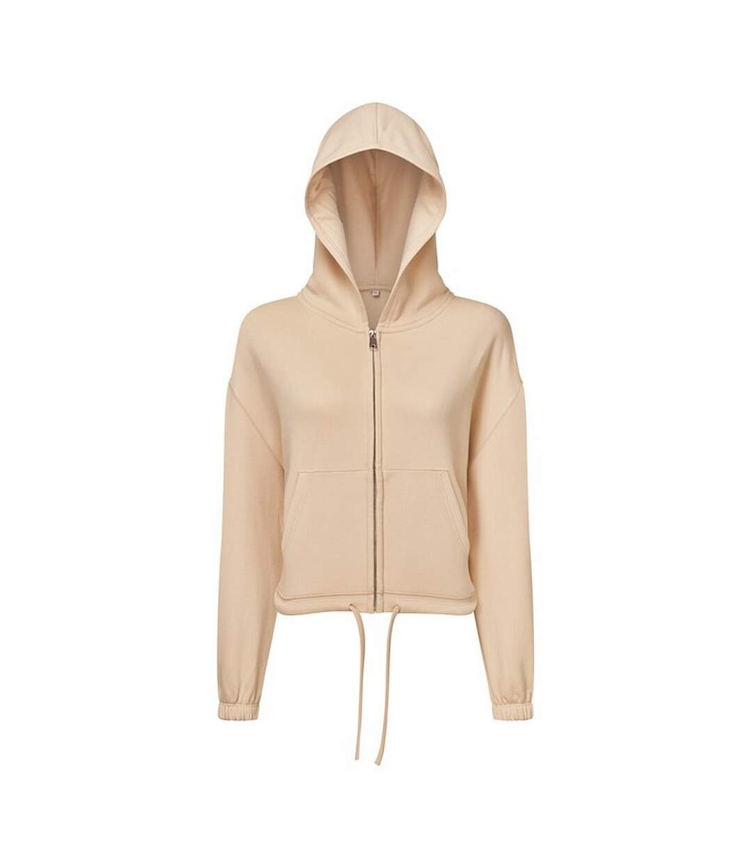 Veste à capuche femme beige TriDri