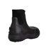 Womens/ladies rubber ankle boots black Ambush-2