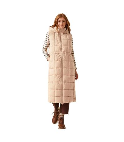Womens/ladies Leandra Longline Gilet Warm Taupe Regatta