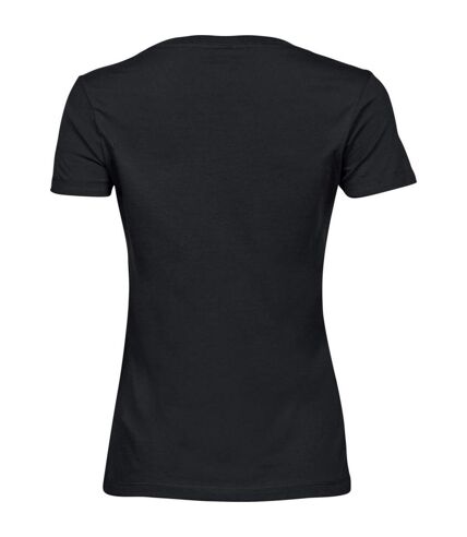 Tee Jays Womens/Ladies Luxury T-Shirt (Black)