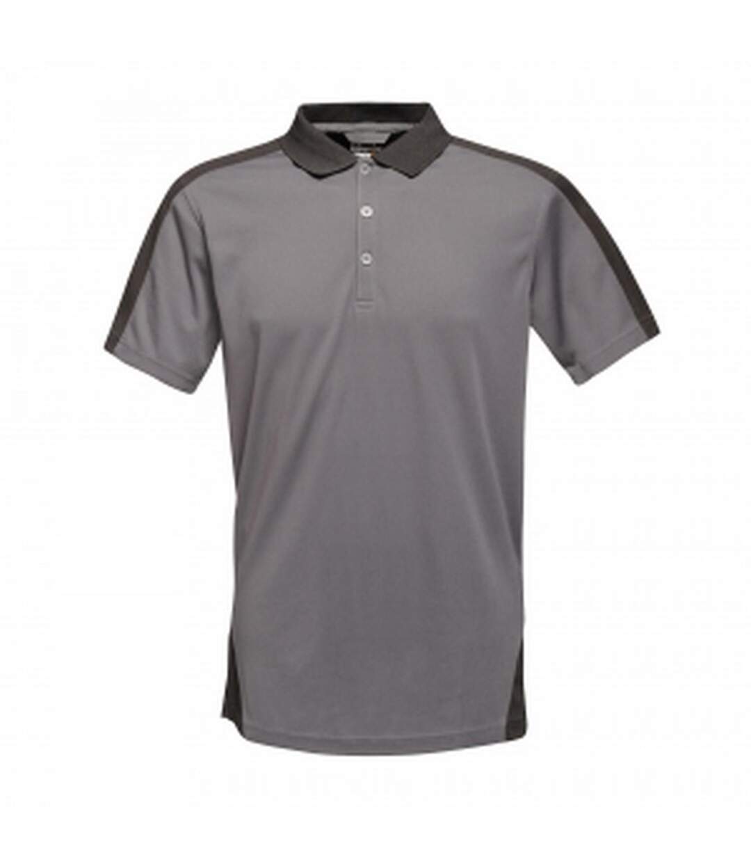 Polo Contrast Homme Gris Noir Regatta-2