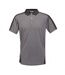 Polo Contrast Homme Gris Noir Regatta-2