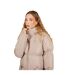 Doudoune À Capuche Motif/style Rembourré Femme Beige Gris Brave Soul-3