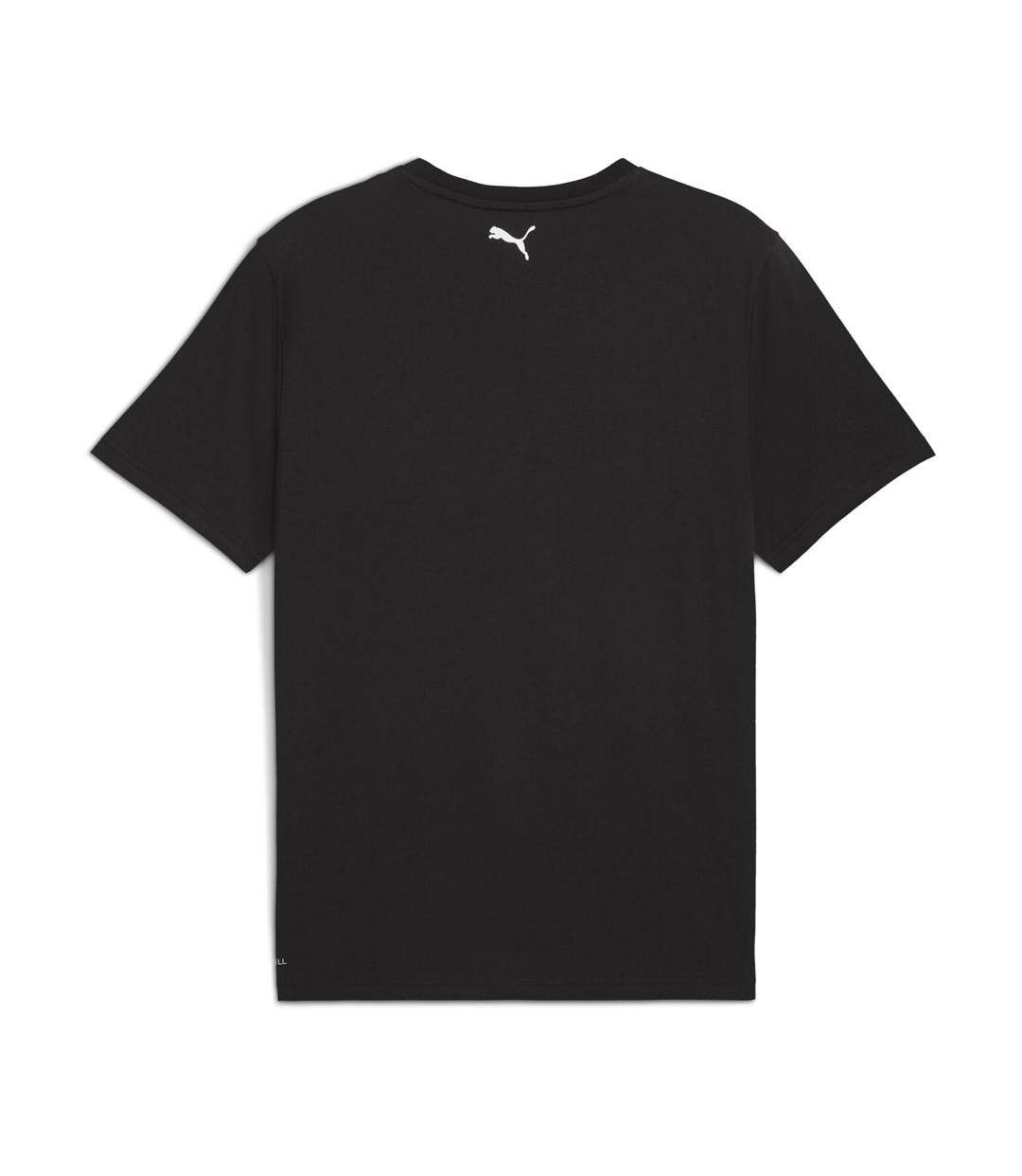 T-Shirt noir homme puma triblend-2