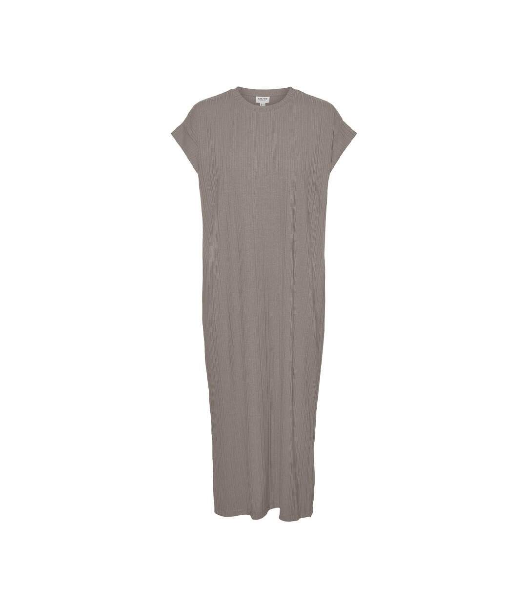Robe marron femme vero moda phoenixy-2