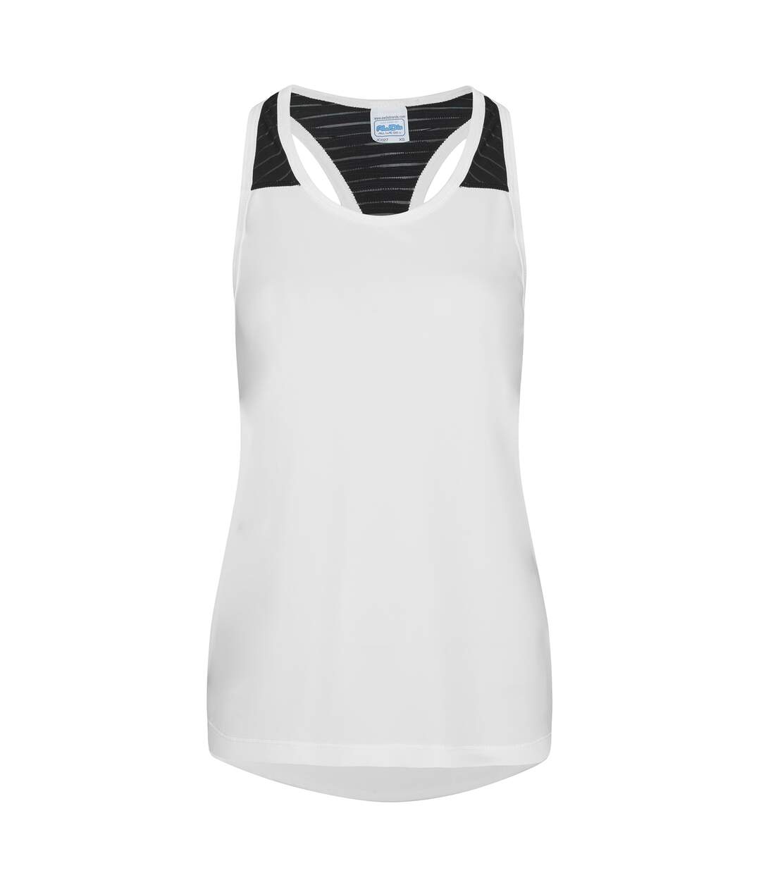 Débardeur de sport just cool femme blanc AWDis-1