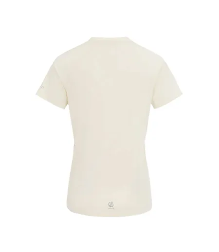 Womens/ladies Nimble T-shirt Almond Milk Dare 2B