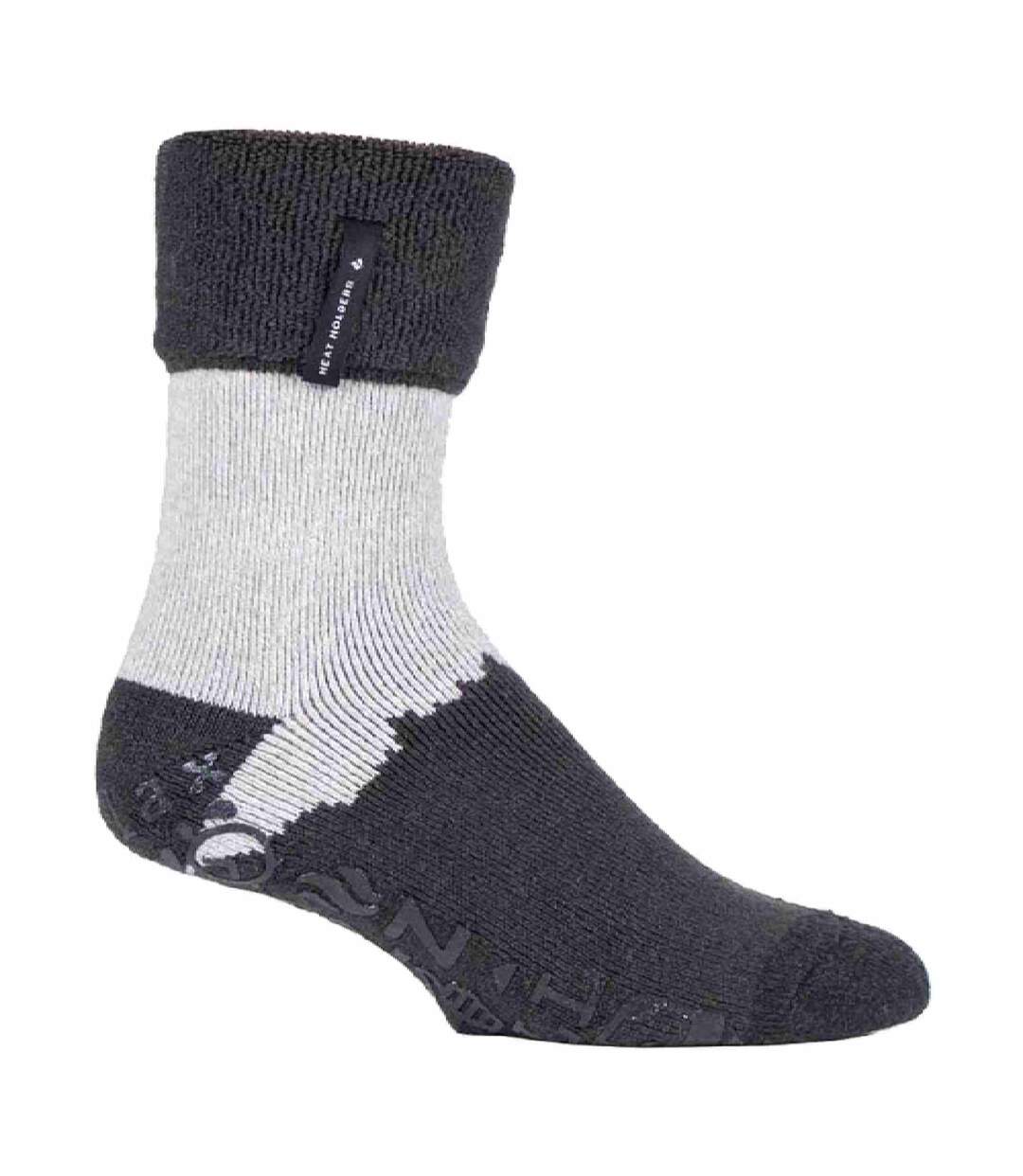 Chaussettes de Lit Homme Thermiques Antidérapantes-2