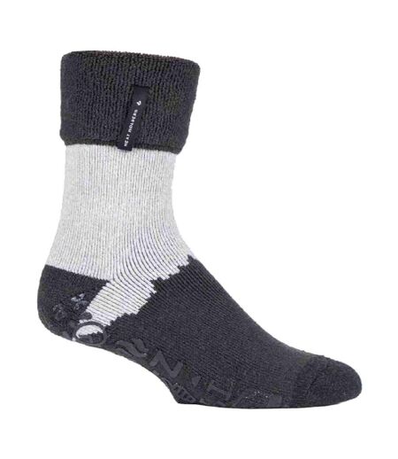 Chaussettes de Lit Homme Thermiques Antidérapantes