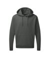 SG Mens Plain Hooded Sweatshirt Top / Hoodie / Sweatshirt (Charcoal) - UTBC1072