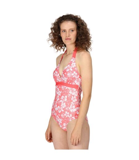 Regatta - Maillot de bain 1 pièce FLAVIA - Femme (Pêche foncé) - UTRG9430