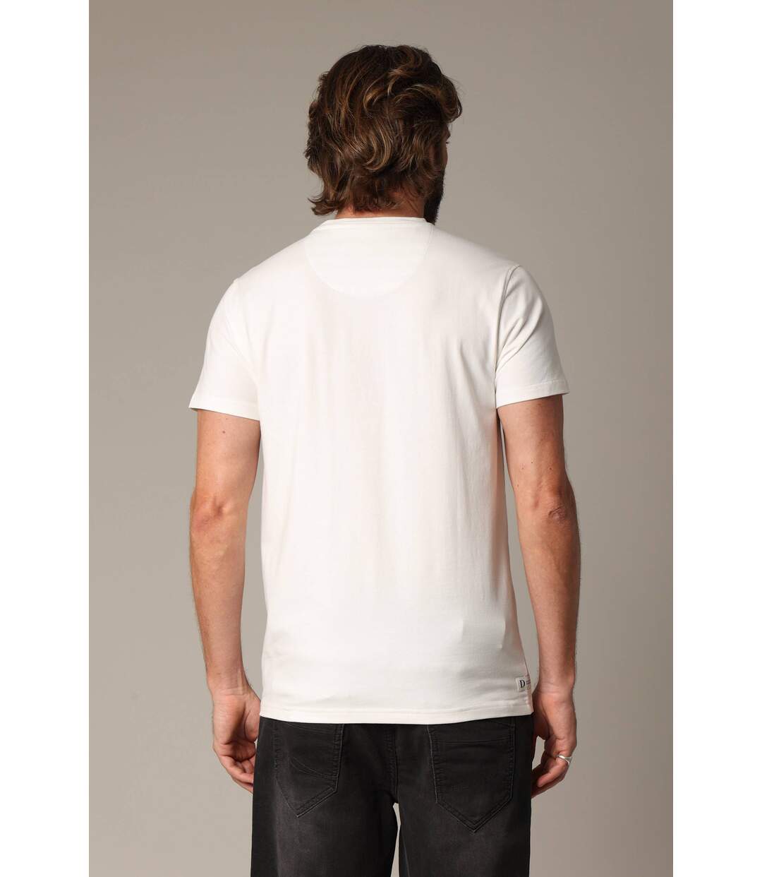 T-shirt classique en jersey de coton à manches courtes SEA-4