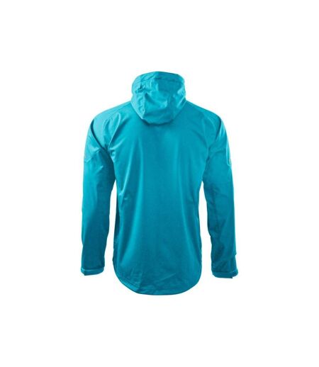 Veste Softshell Motif Détail Contrasté Homme Bleu Malfini