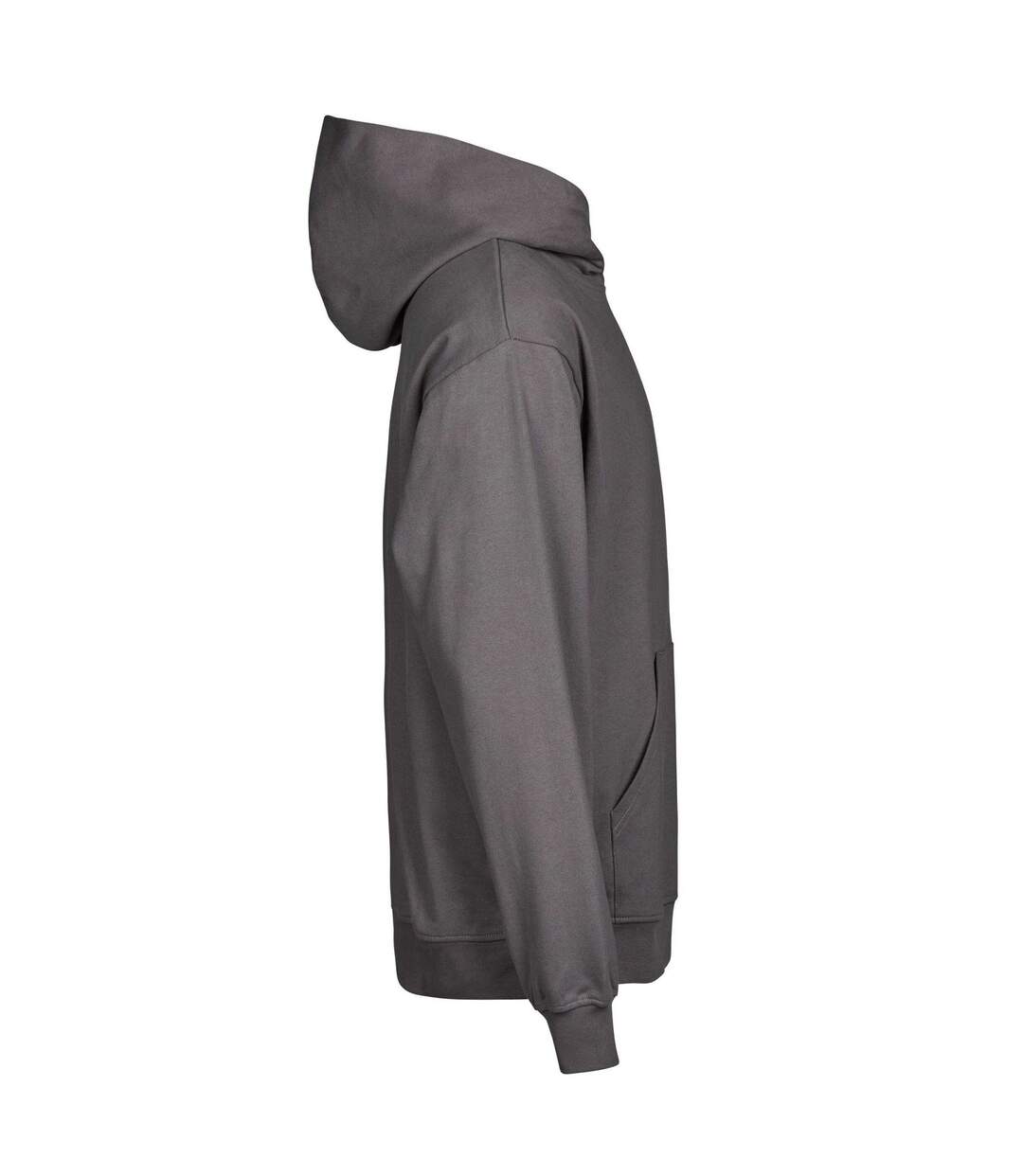 Mens Urban Heavy Loose Fit Hoodie Powder Grey Tee Jays-3