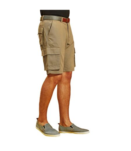Asquith & Fox Mens Cargo Shorts (Khaki) - UTRW7678