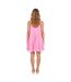 Robe Trapèze Bretelles Fines Femme Rose Missy Empire-2