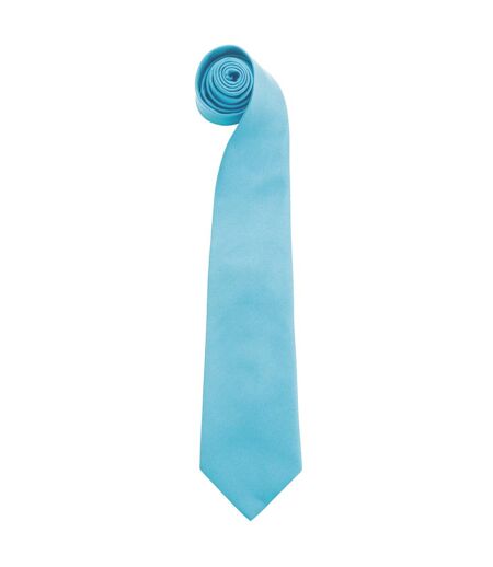 Premier Mens “Colors Plain Fashion / Business Tie (Turquoise) (One Size)