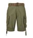 Short À Poches Savage Homme Olive Build Your Brand-1
