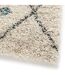 Tapis shaggy tissé motif berbère AMORE 2