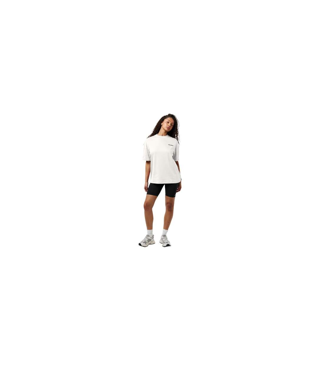 T-shirt Motif/style Logo Femme Blanc USA Pro-1