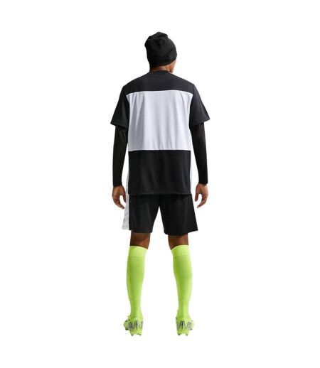 Mens Academy Plus Dri-fit T-shirt Black White Nike