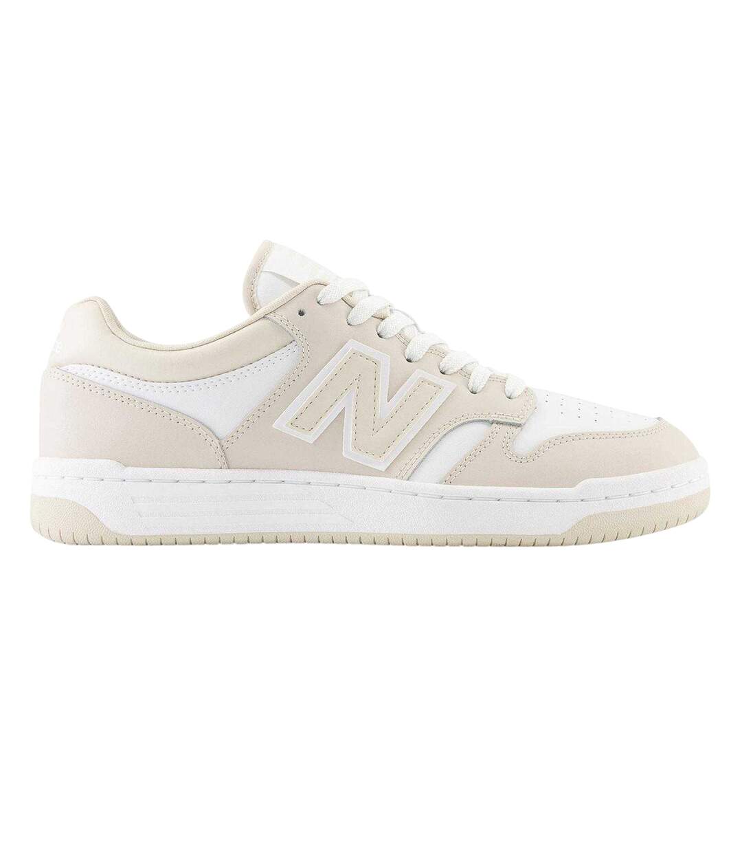 Baskets Femme Blanc Beige New Balance-1