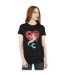 Disney Femme/Ladies The Little Mermaid Love Daddy Cotton Boyfriend T-Shirt (Noir) - UTBI30984-2