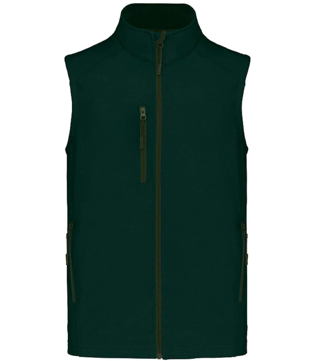 Bodywarmer softshell - gilet sans manches - K403 - vert bouteille - Homme