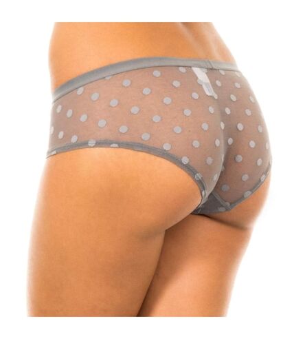 Culotte panties in semi-transparent chiffon 1387903422 woman