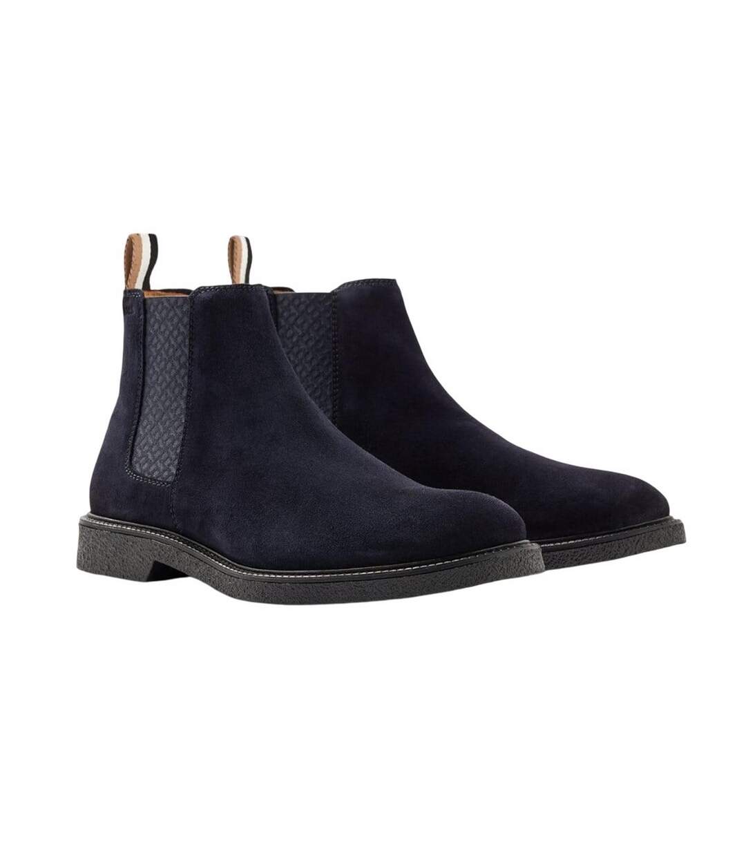 Bottines Chelsea Tunley Homme Bleu Foncé Boss-4