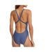 Maillot de bain mauve femme adidas 3 bars-2