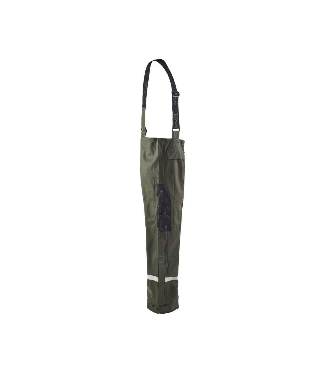 Pantalon de pluie à bretelles Blaklader bandes réfléchissantes-3