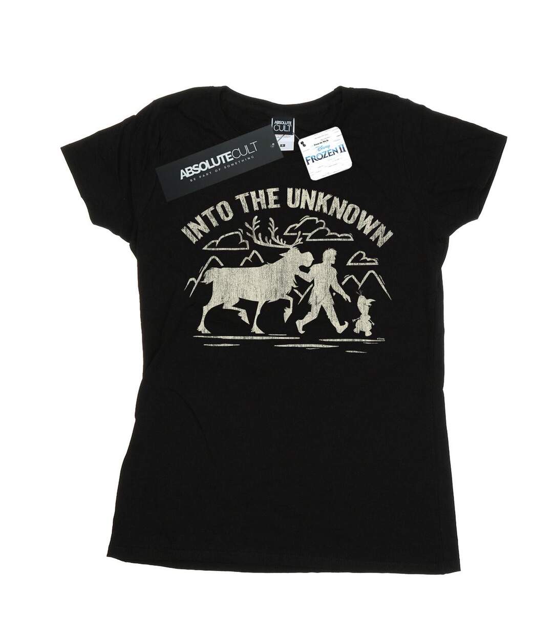 Disney Femme/Les femmes Frozen 2 Into The Unknown - T-shirt en coton (Noir) - UTBI21719-1