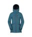 Womens/ladies Tempest Waterproof 3 Layer Ski Jacket Teal Mountain Warehouse-1