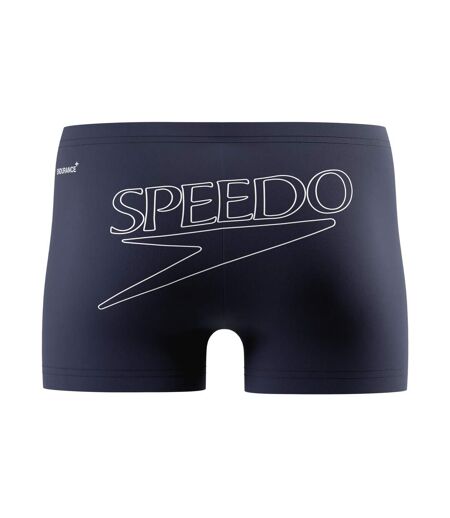 Mens Big Logo Endurance+ Swim Shorts Navy Speedo