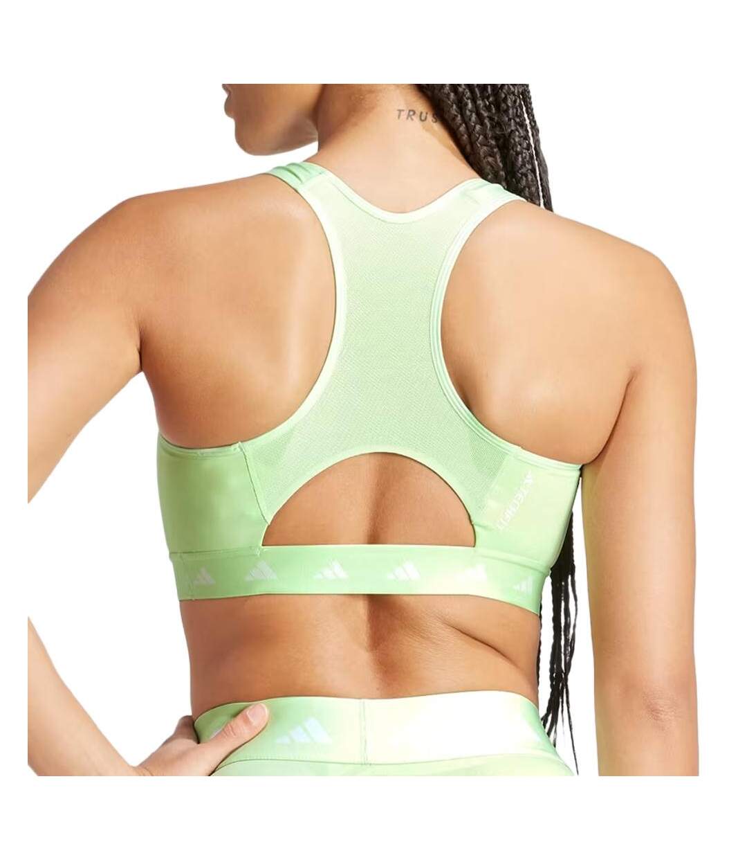 Brassière Verte Femme Adidas IR5642 - L-AB-2